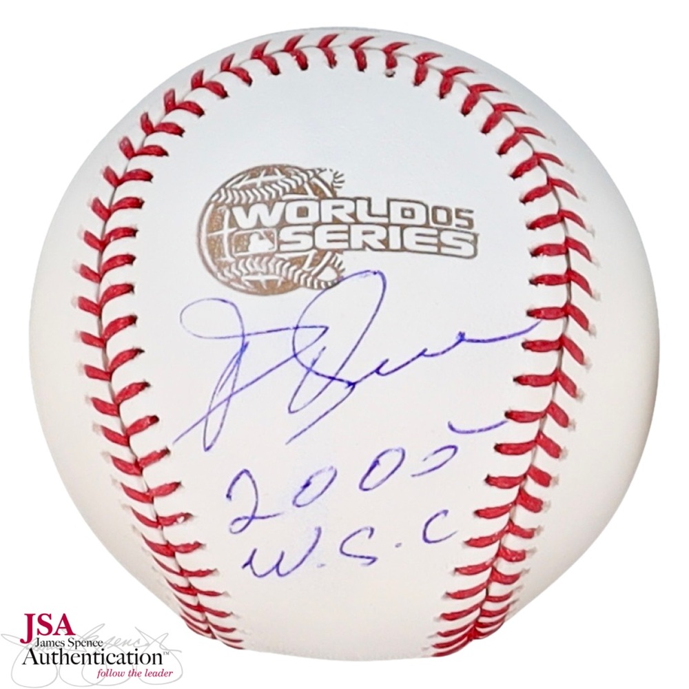 💥Pablo Ozuna💥 Chicago White Sox Signed 2005 World Series Baseball Autograph